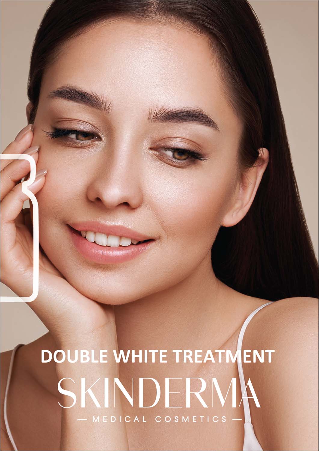 SKINDERMA Double White Treatment brochure cover