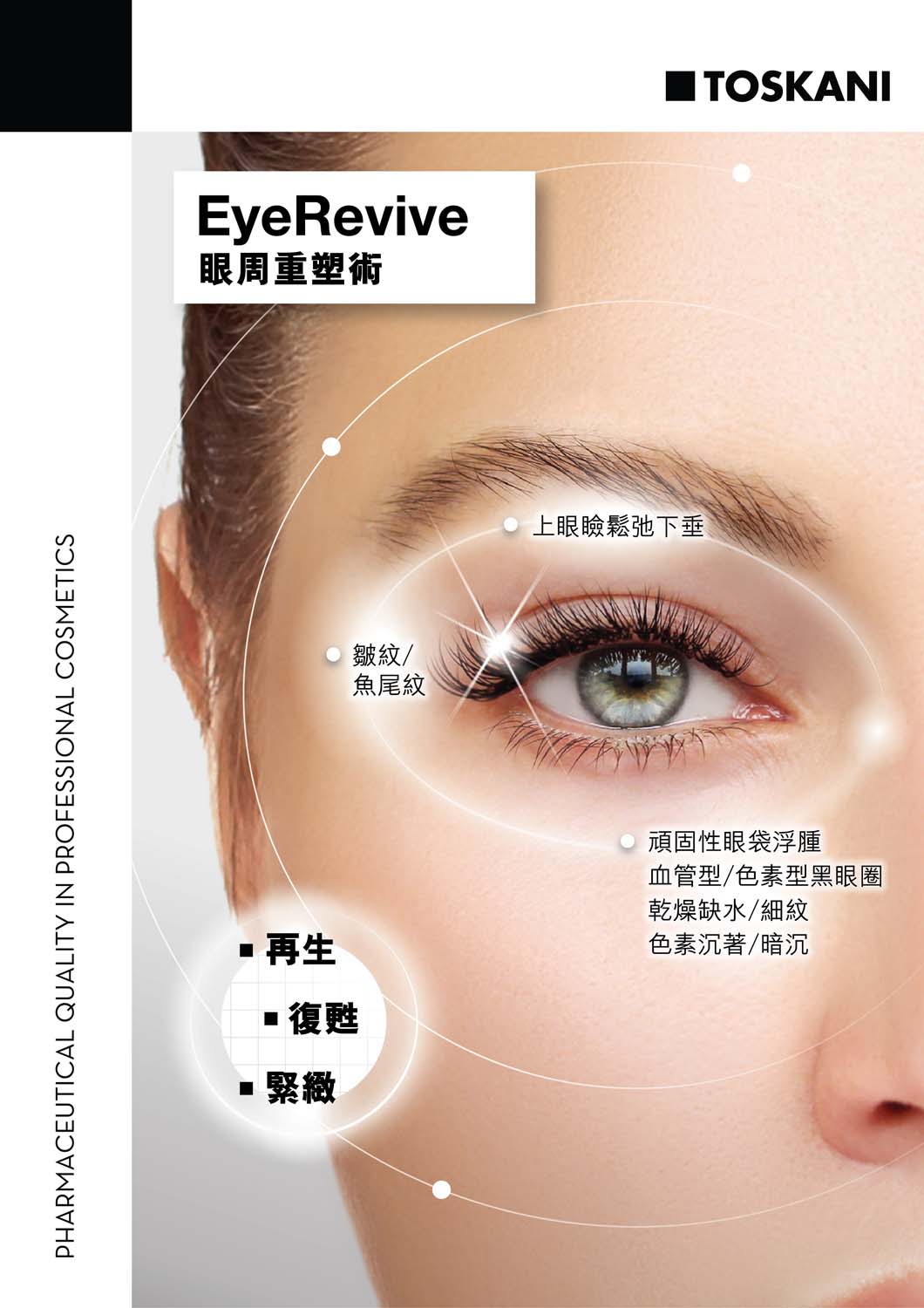 TOSKANI EyeRevive brochure cover