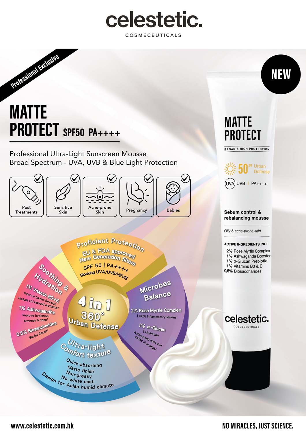 cel.estetic cel estetic 2025-09 Matte Protect brochure cover